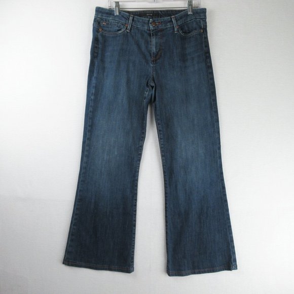 Joe's Jeans Wide Leg Muse Jeans Size 32 Medium Wash - Picture 1 of 15